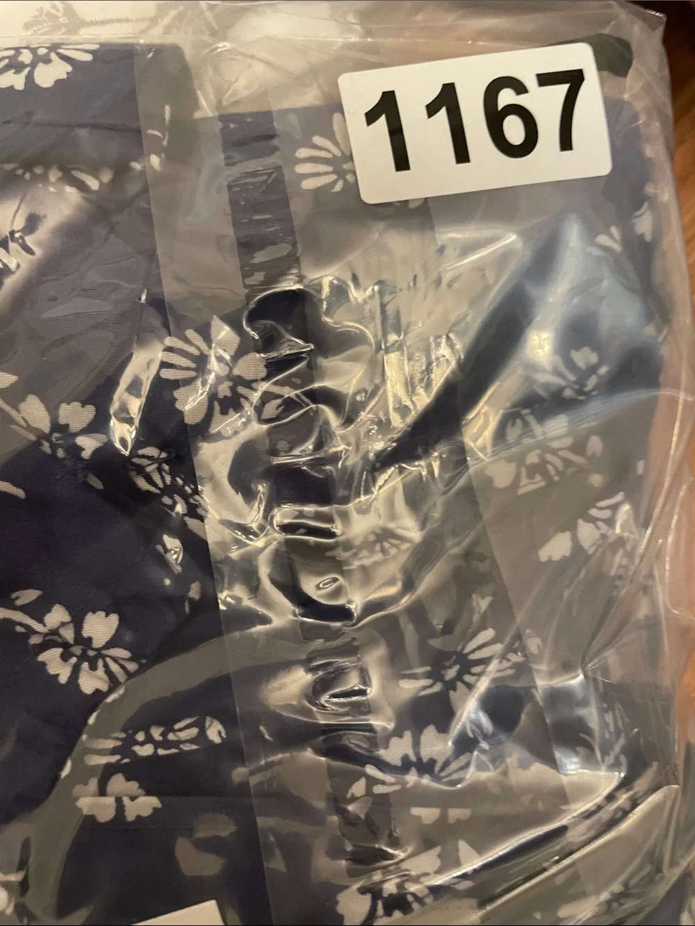 J. Crew Cotton Blue Halter Midi Dress with White Print size 6